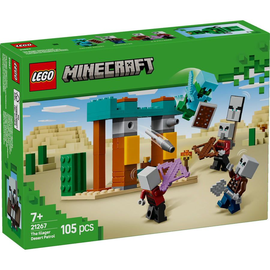 LEGO Minecraft 21267 — Patrula Illager în desert – imagine 2