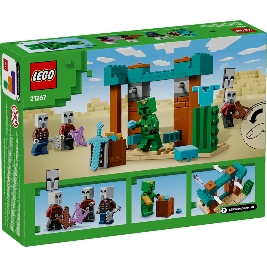 LEGO Minecraft 21267 — Patrula Illager în desert – imagine 3