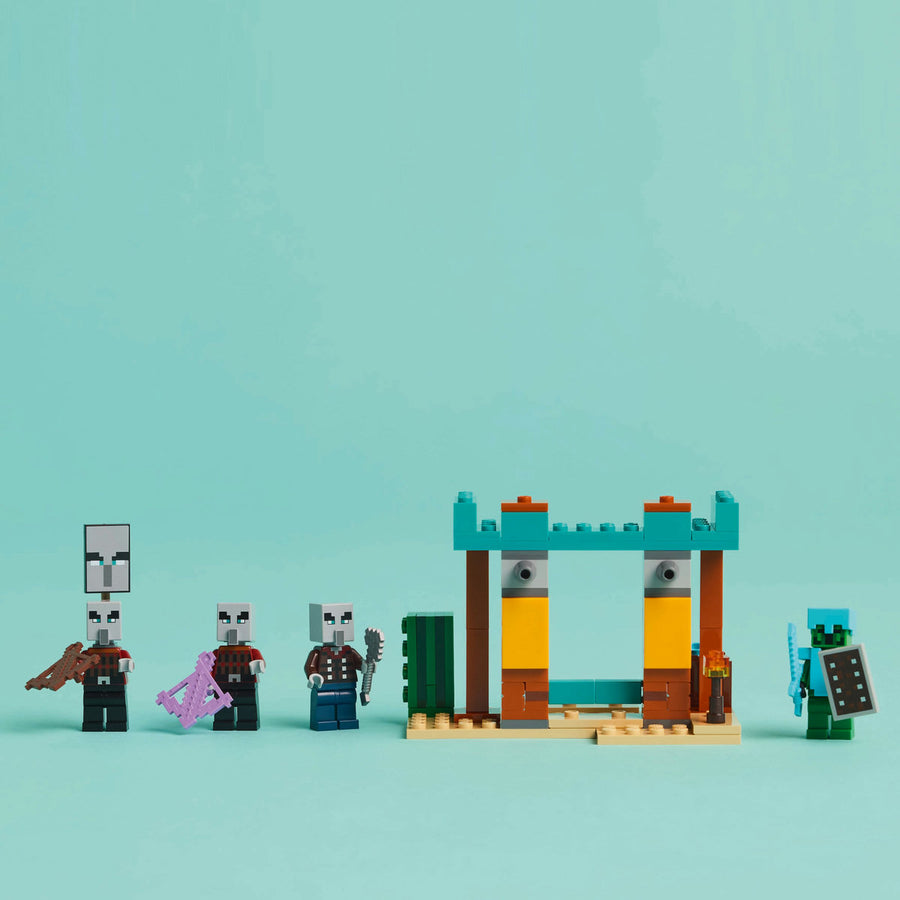 LEGO Minecraft 21267 — Patrula Illager în desert – imagine 6