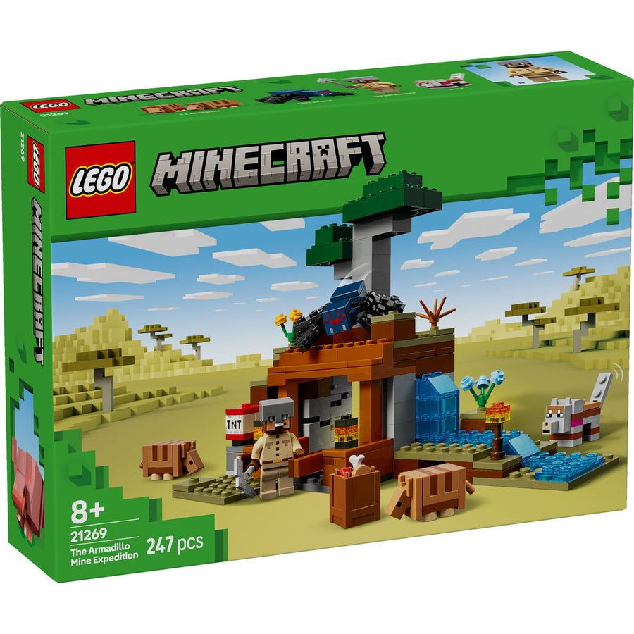 LEGO Minecraft 21269 — Expeditia de minerit cu Tatu – imagine 2