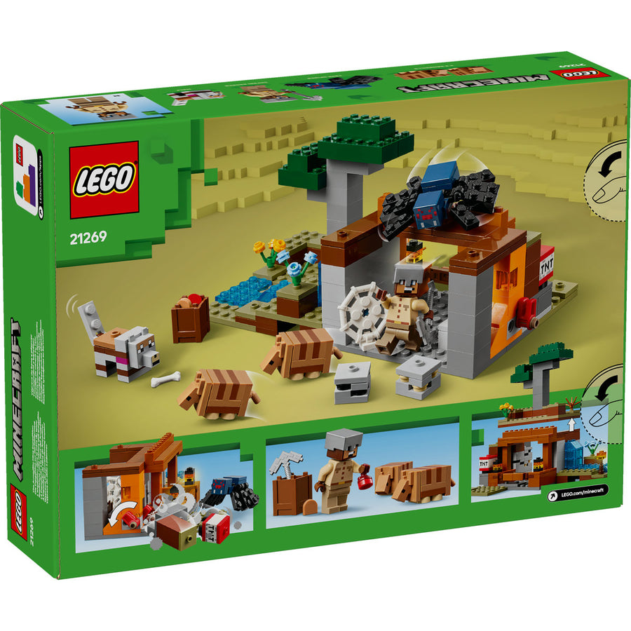 LEGO Minecraft 21269 — Expeditia de minerit cu Tatu – imagine 3