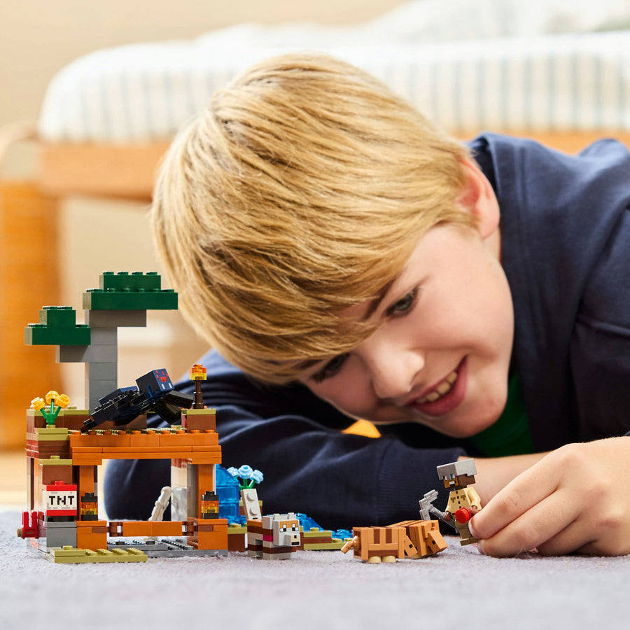 LEGO Minecraft 21269 — Expeditia de minerit cu Tatu – imagine 5