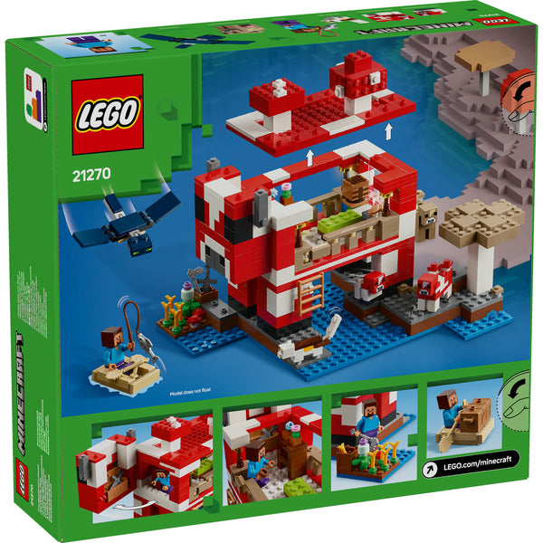 LEGO Minecraft 21270 — Casa Mooshroom – imagine 3