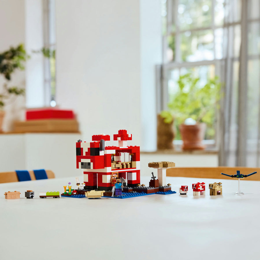 LEGO Minecraft 21270 — Casa Mooshroom – imagine 6