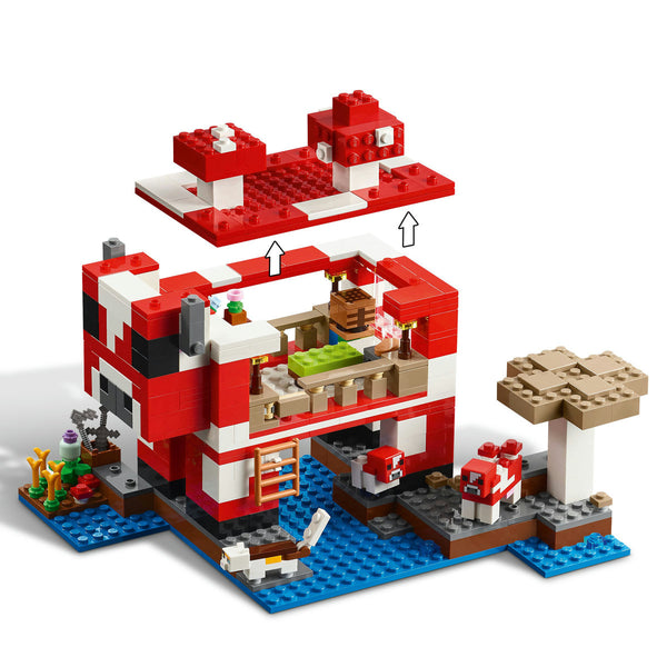 LEGO Minecraft 21270 — Casa Mooshroom – imagine 7