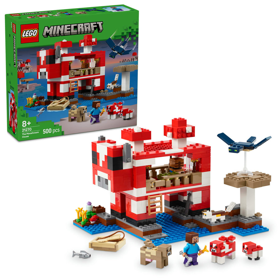 LEGO Minecraft 21270 — Casa Mooshroom – imagine 1