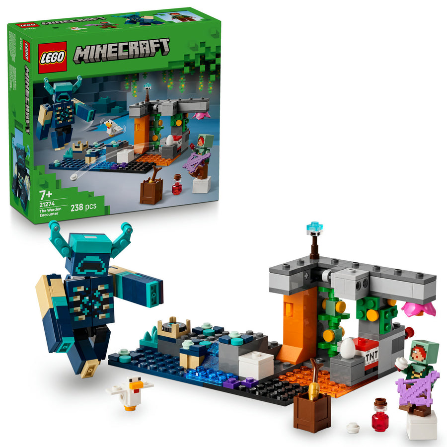 LEGO Minecraft 21274 — Întâlnirea cu Temnicerul – imagine 1