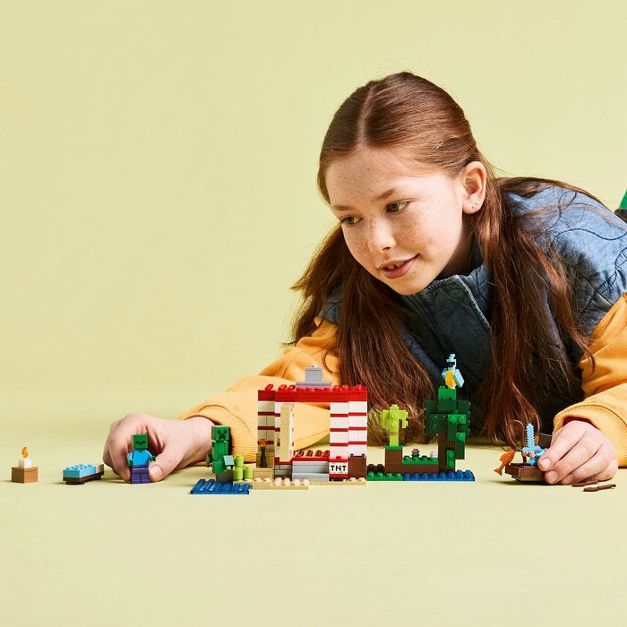 LEGO Minecraft 21275 — Casa TNT din junglă – imagine 8