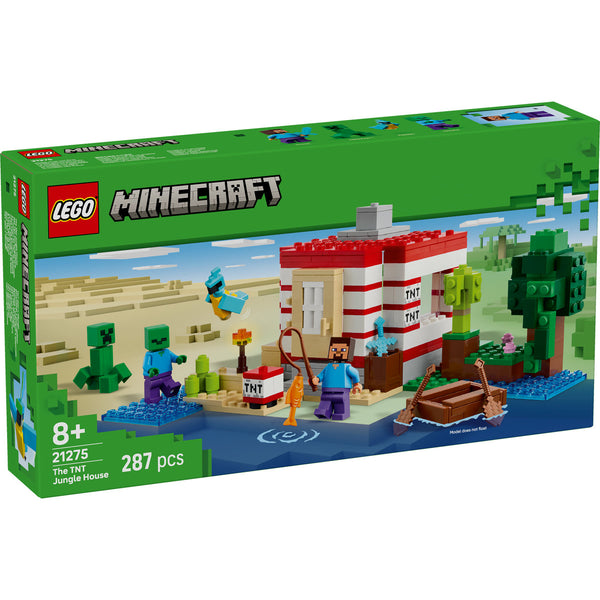 LEGO Minecraft 21275 — Casa TNT din junglă – imagine 2
