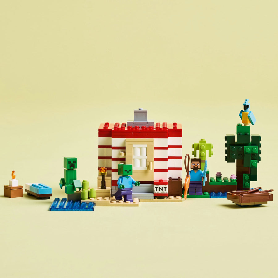 LEGO Minecraft 21275 — Casa TNT din junglă – imagine 6