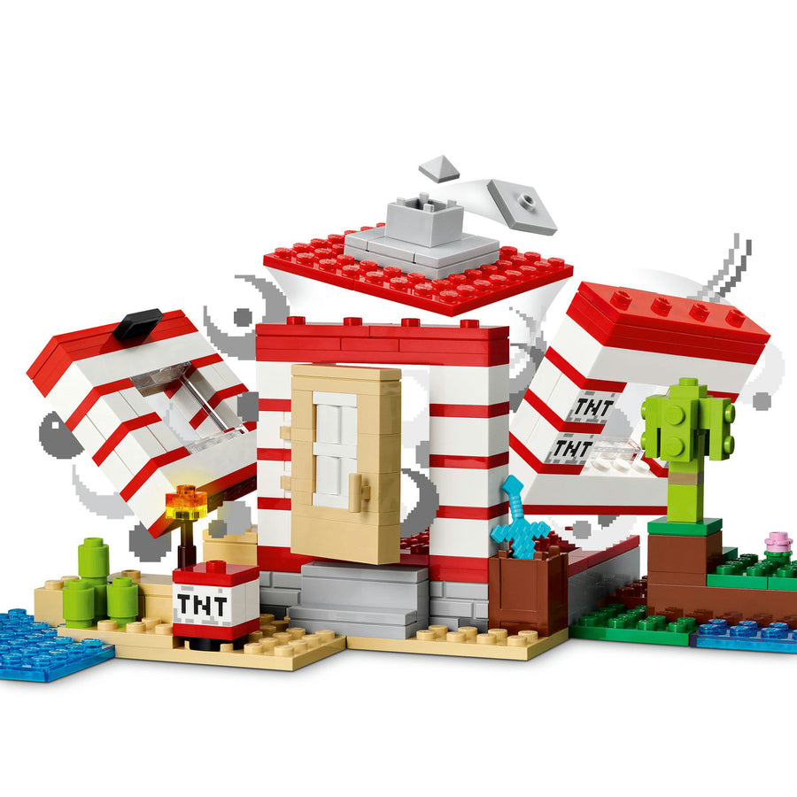 LEGO Minecraft 21275 — Casa TNT din junglă – imagine 7