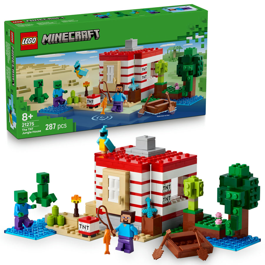 LEGO Minecraft 21275 — Casa TNT din junglă – imagine 1