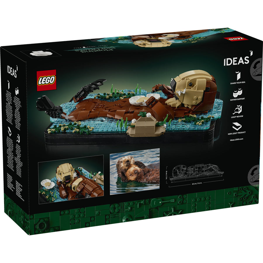 LEGO Ideas 21366 — Vidre plutind pe apă – imagine 3