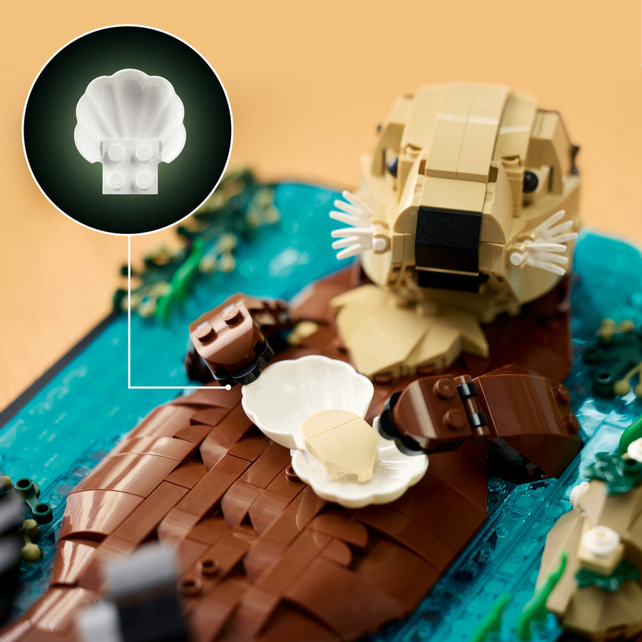 LEGO Ideas 21366 — Vidre plutind pe apă – imagine 6