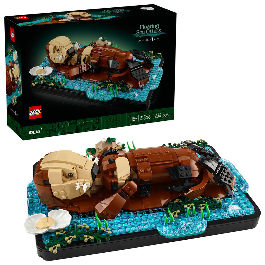 LEGO Ideas 21366 — Vidre plutind pe apă – imagine 1
