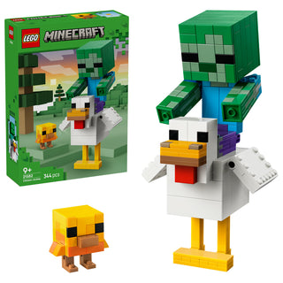 LEGO Minecraft 21582 — Jocheu de găini