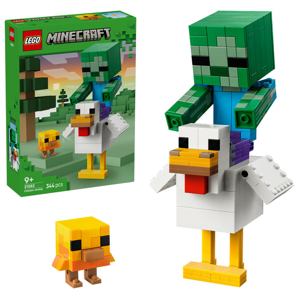 LEGO Minecraft 21582 — Jocheu de găini