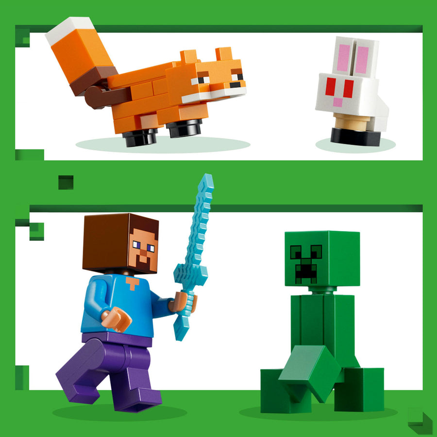 LEGO Minecraft 21583 — Aventura din Taiga a lui Steve – imagine 5