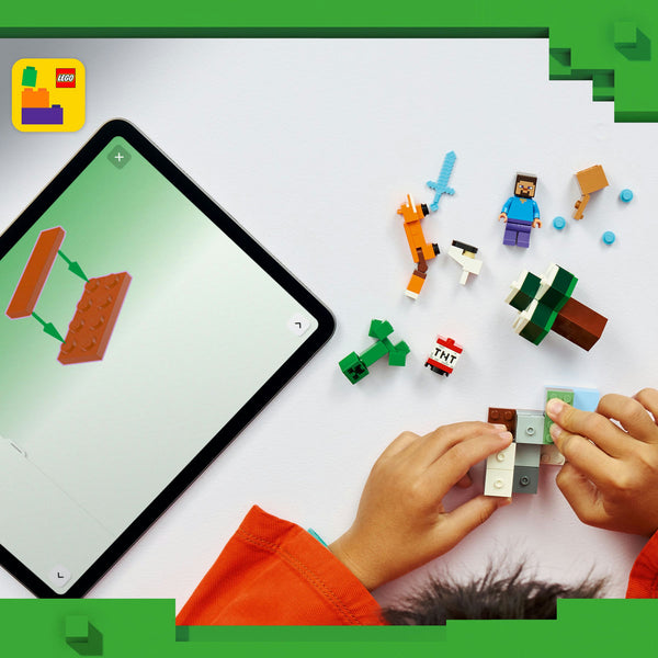 LEGO Minecraft 21583 — Aventura din Taiga a lui Steve – imagine 6