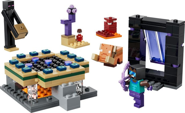 LEGO Minecraft 21584 — Călătorie prin portalurile Nether și End