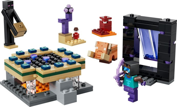 LEGO Minecraft 21584 — Călătorie prin portalurile Nether și End
