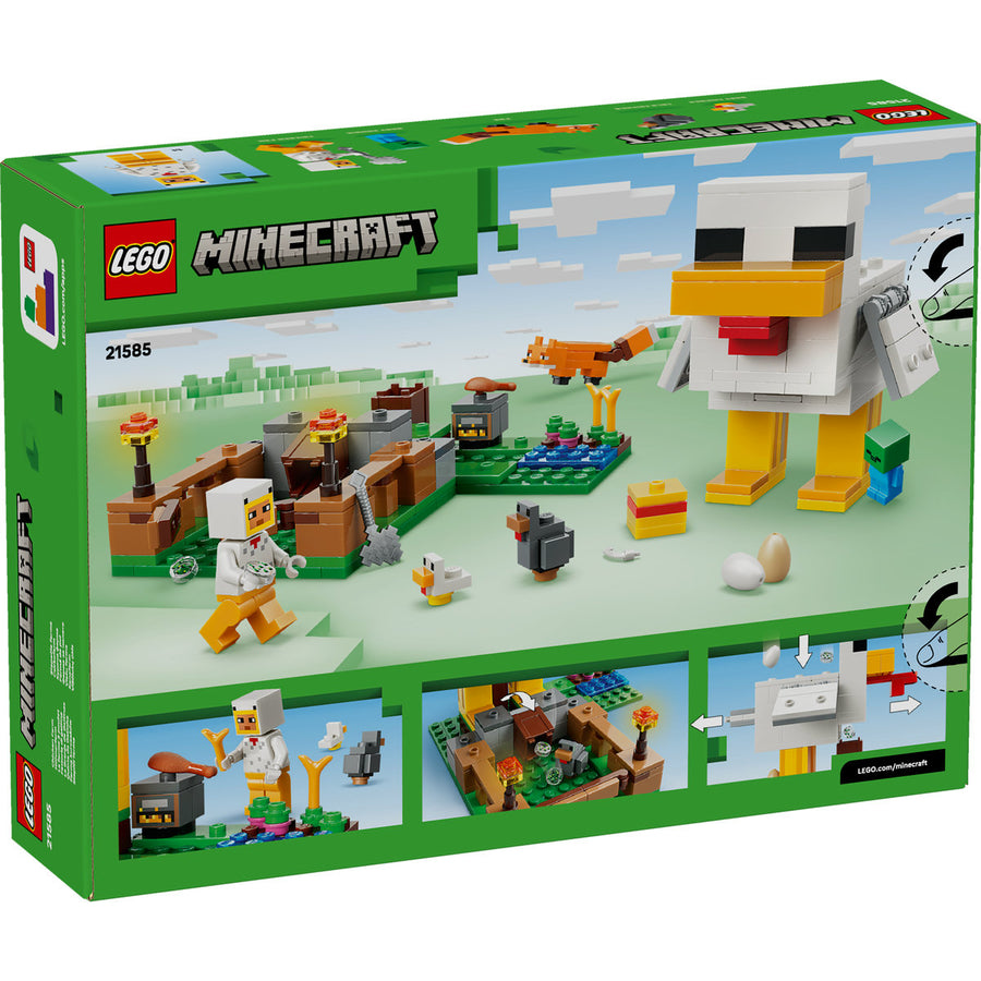 LEGO Minecraft 21585 — Fermă de pui – imagine 3