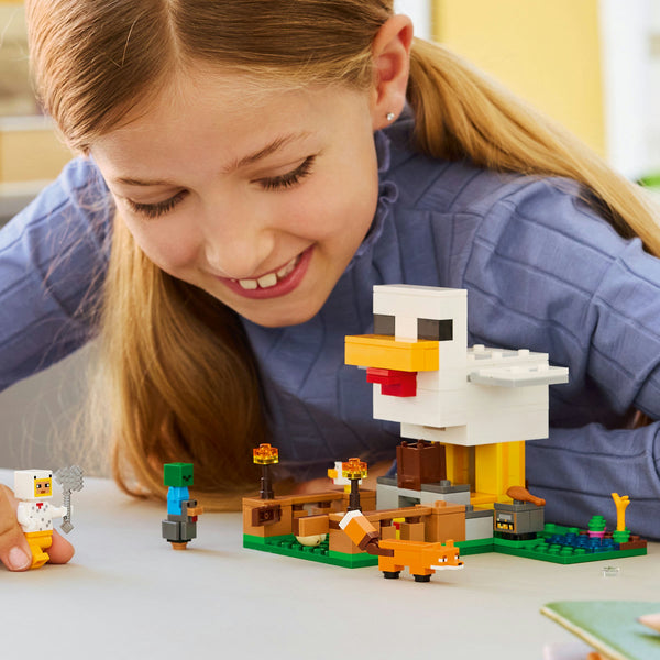 LEGO Minecraft 21585 — Fermă de pui – imagine 4