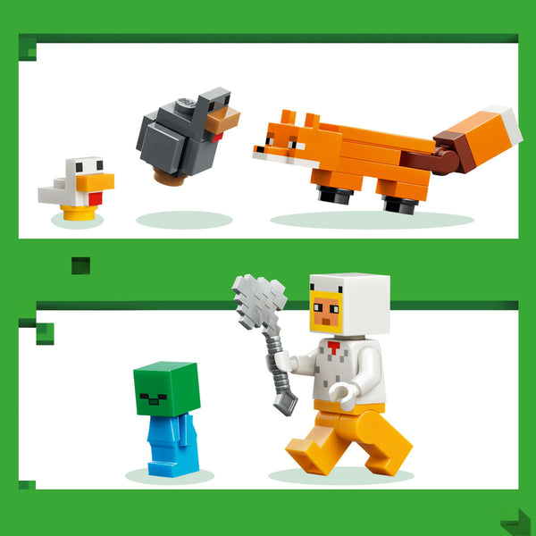 LEGO Minecraft 21585 — Fermă de pui – imagine 5