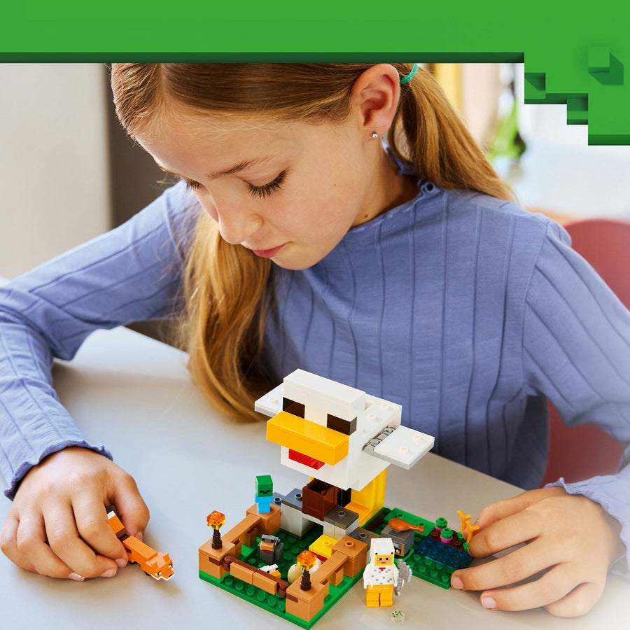LEGO Minecraft 21585 — Fermă de pui – imagine 7