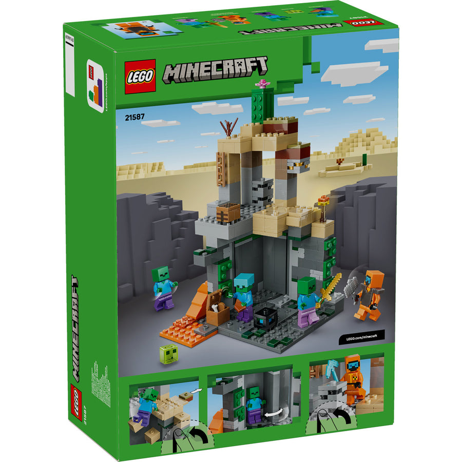 LEGO Minecraft 21587 — Temniță cu zombi – imagine 3