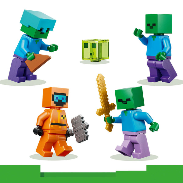 LEGO Minecraft 21587 — Temniță cu zombi – imagine 5