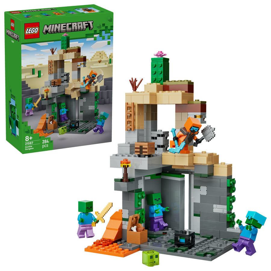 LEGO Minecraft 21587 — Temniță cu zombi – imagine 1