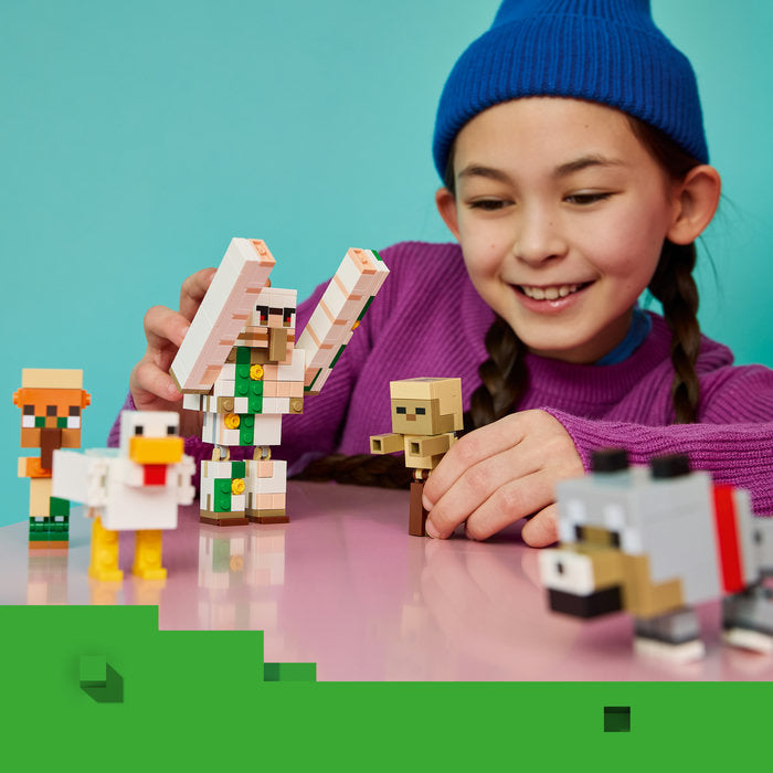 LEGO Minecraft 21592 — Atac în deșert cu un jocheu de găini – imagine 8
