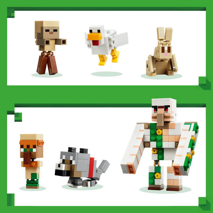 LEGO Minecraft 21592 — Atac în deșert cu un jocheu de găini – imagine 9