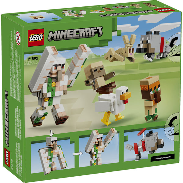 LEGO Minecraft 21592 — Atac în deșert cu un jocheu de găini – imagine 3