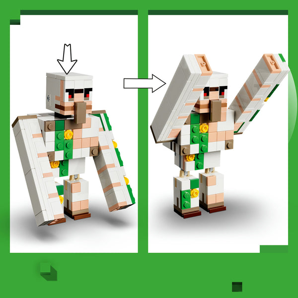 LEGO Minecraft 21592 — Atac în deșert cu un jocheu de găini – imagine 6