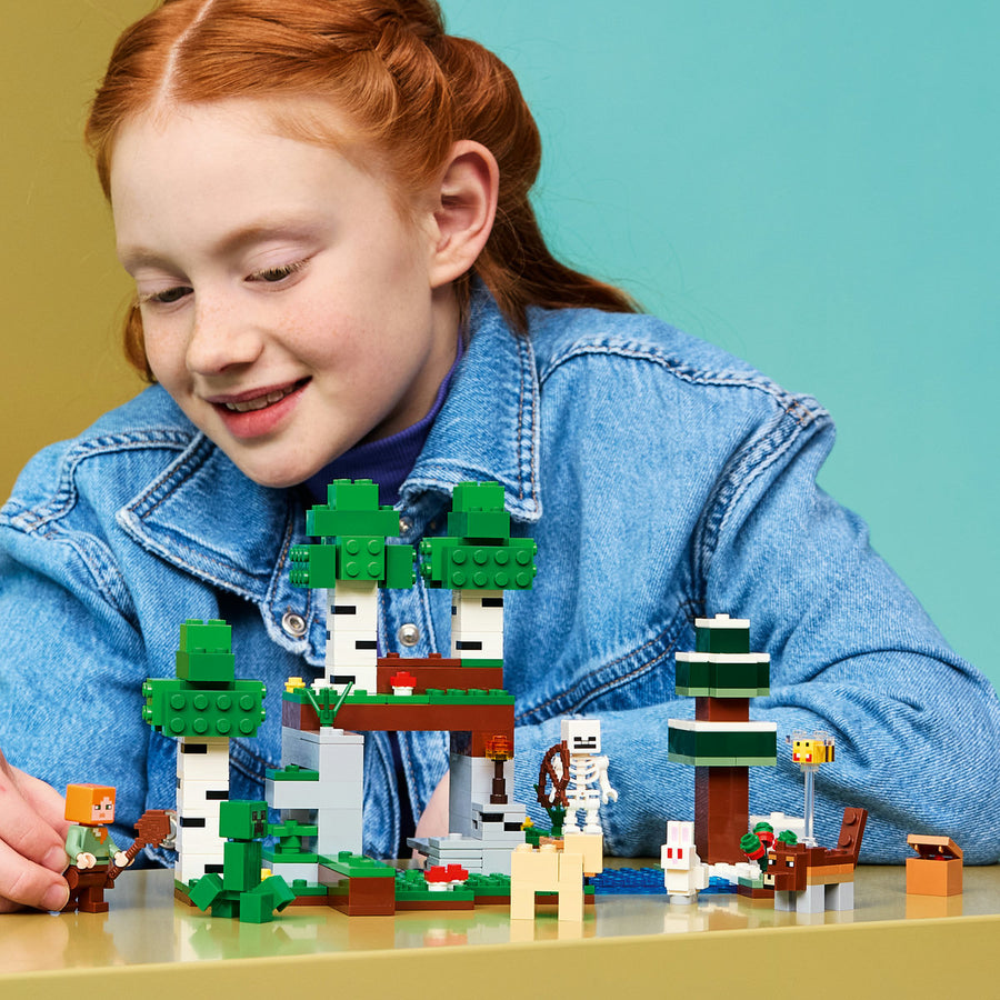LEGO Minecraft 21593 — Prima aventură pe timp de noapte – imagine 4