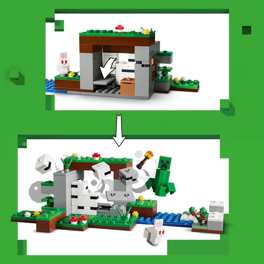 LEGO Minecraft 21593 — Prima aventură pe timp de noapte – imagine 6