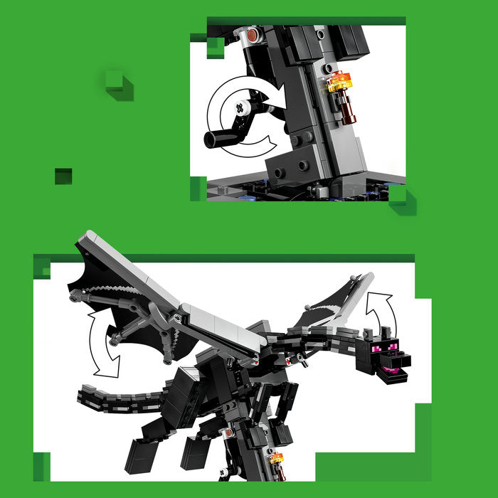 LEGO Minecraft 21595 — Dragonul Ender – imagine 8