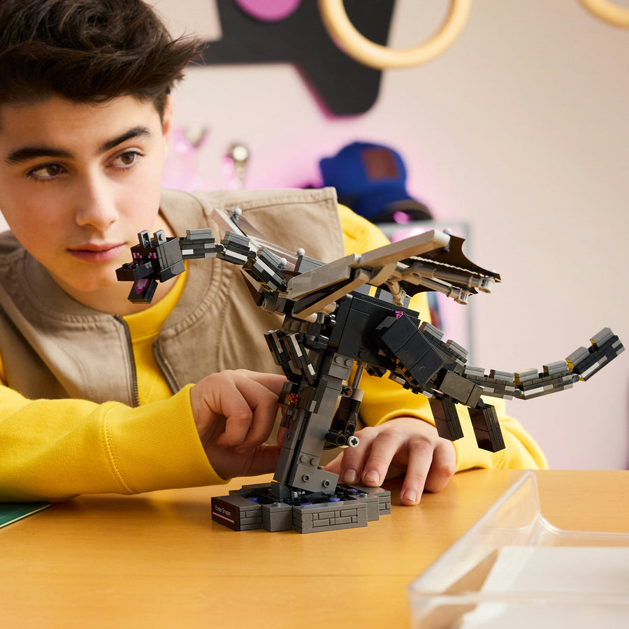 LEGO Minecraft 21595 — Dragonul Ender – imagine 4