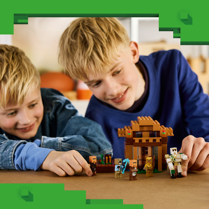 LEGO Minecraft 21596 — Atacul Evocatorilor asupra satului – imagine 8
