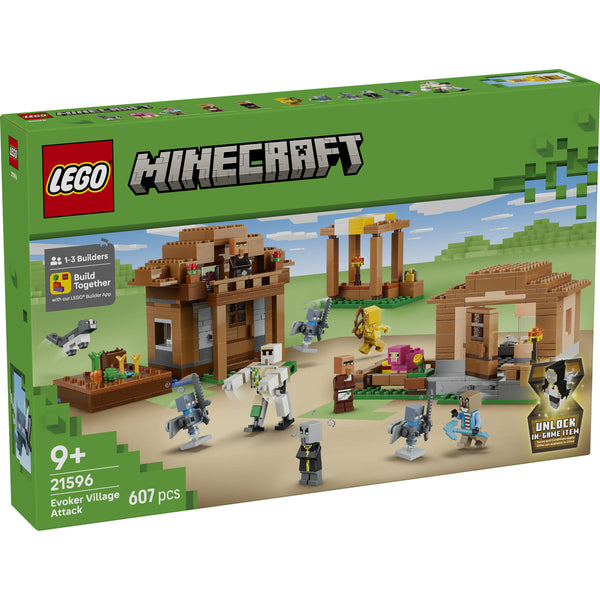 LEGO Minecraft 21596 — Atacul Evocatorilor asupra satului – imagine 2