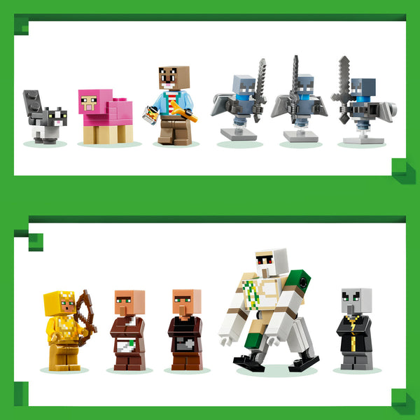LEGO Minecraft 21596 — Atacul Evocatorilor asupra satului – imagine 5