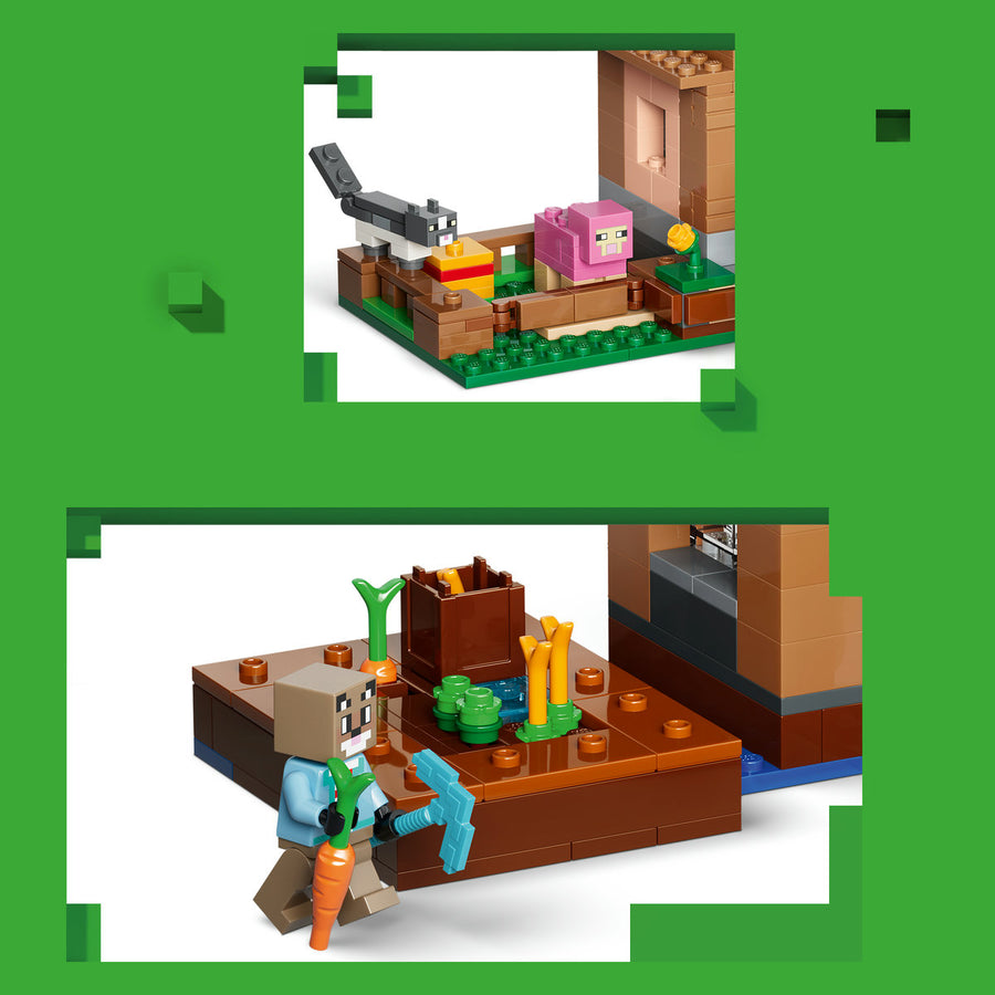LEGO Minecraft 21596 — Atacul Evocatorilor asupra satului – imagine 6