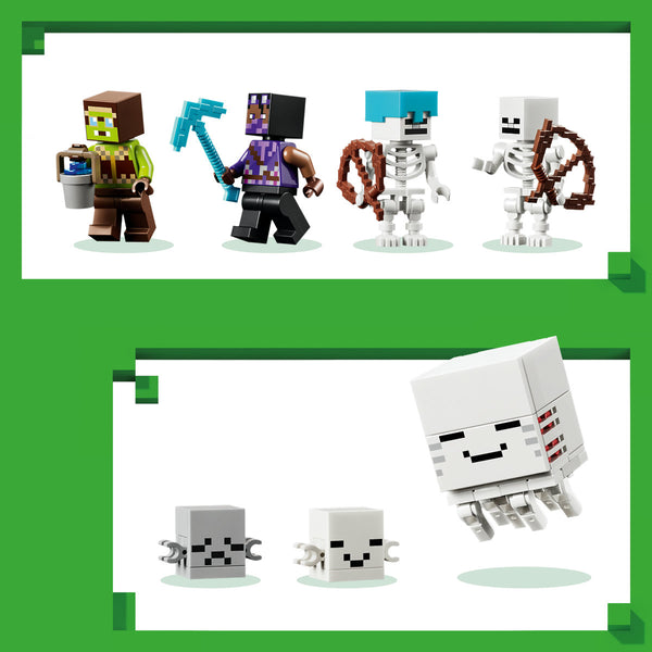 LEGO Minecraft 21597 — Stație de mobi Ghast – imagine 5