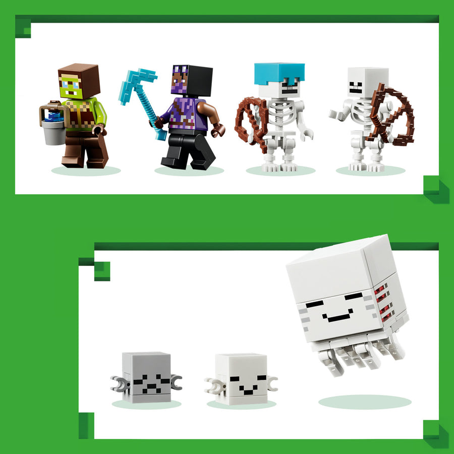 LEGO Minecraft 21597 — Stație de mobi Ghast – imagine 5