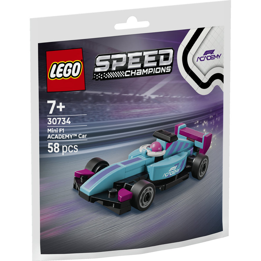 LEGO Speed Champions 30734 — Minimașină F1 ACADEMY – imagine 1