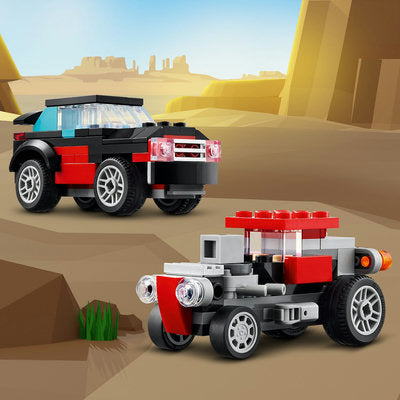 LEGO Creator 31146 — Camioneta cu platforma și elicopter – imagine 9