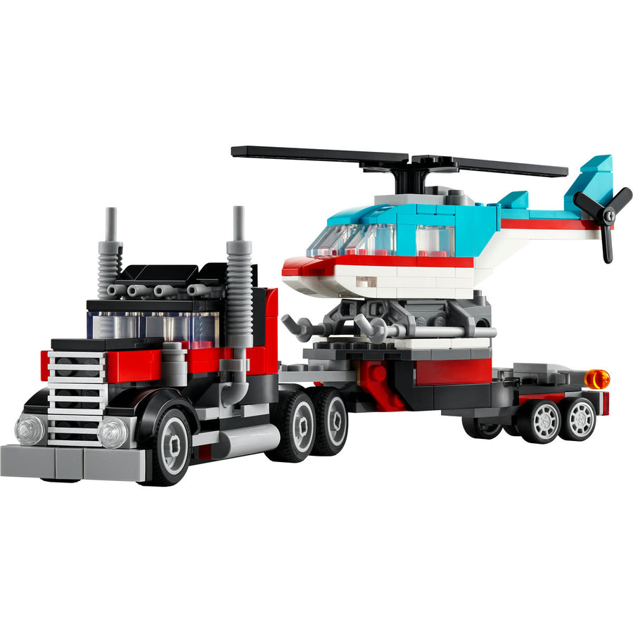 LEGO Creator 31146 — Camioneta cu platforma și elicopter – imagine 7