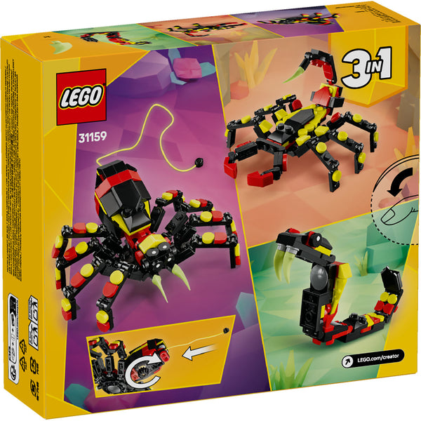LEGO Creator 31159 — Animale salbatice: Paianjen surprinzator – imagine 3